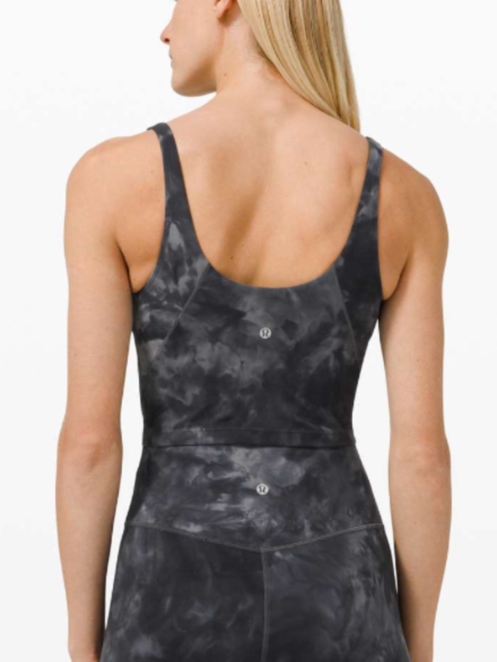 Lululemon Athletic Align Tank Diamond Dye Pitch Grey Graphite Grey Size 8 - Picture 2 of 7